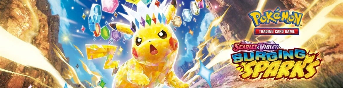 Pokmon Surging Sparks ETB variants, contents & price development Pokmon Surging Sparks ETB variants, contents & price development