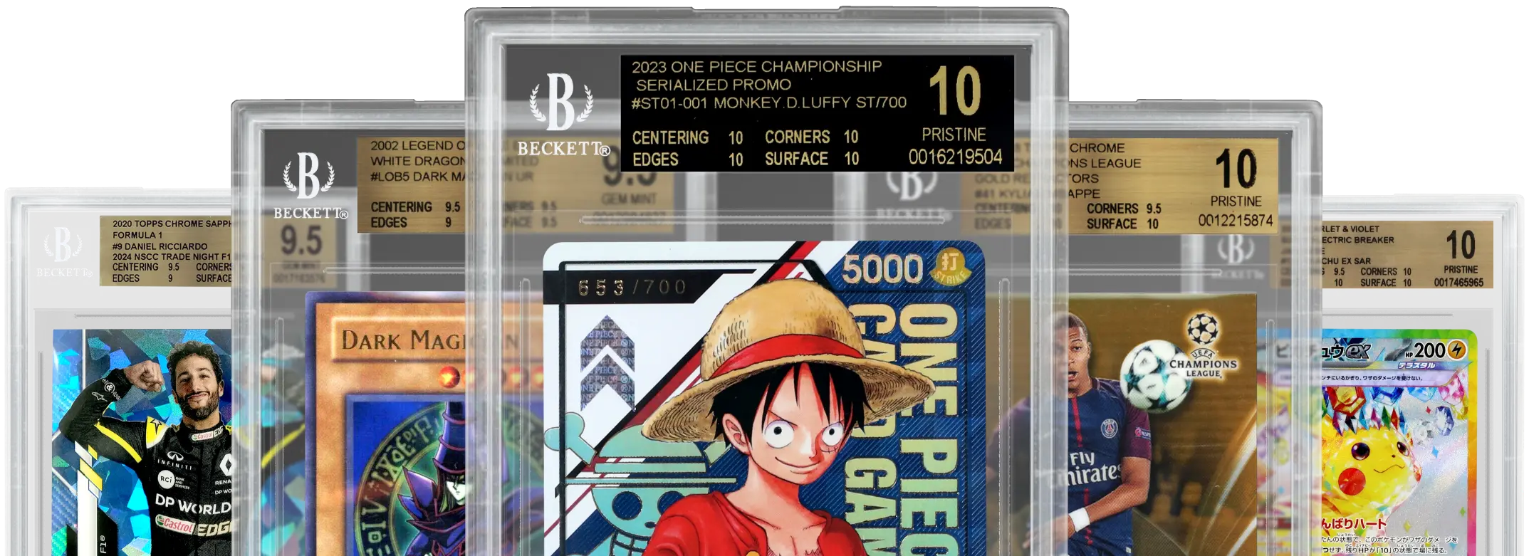 beckett for pokemon cards 4 Pack BGS Protector Case