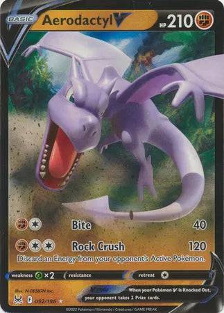 Aerodactyl V 092/196 - Lost Origin - Holofoil