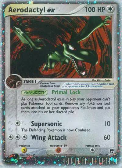 Aerodactyl ex 94/100 - EX Sandstorm - Holofoil