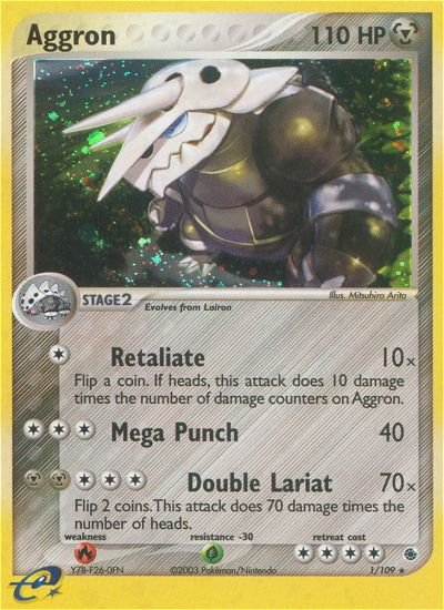 Aggron 1/109 - EX Ruby & Sapphire - Holofoil