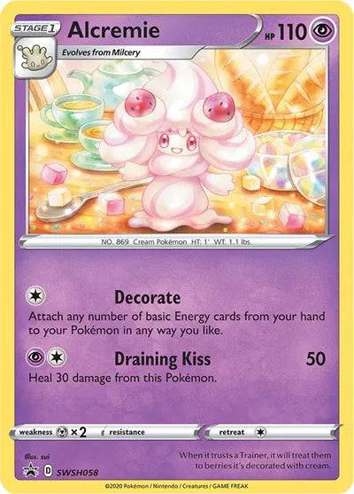 Alcremie SWSH058 - Sword & Shield Promo - Holofoil