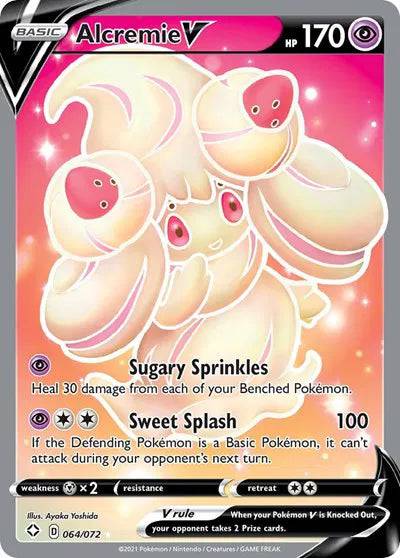 Alcremie V 064/072 - Shining Fates - Holofoil