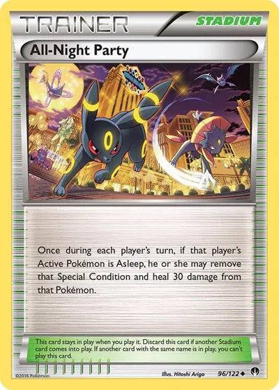 All-Night Party 96/122 - BREAKpoint - Reverse Holofoil