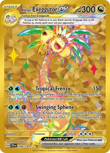 Alolan Exeggutor ex 248/191 - Surging Sparks - Holofoil