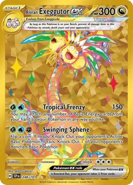 Alolan Exeggutor ex 248/191 - Surging Sparks - Holofoil
