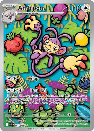 Ambipom 107/094 - Phantasmal Flames - Holofoil