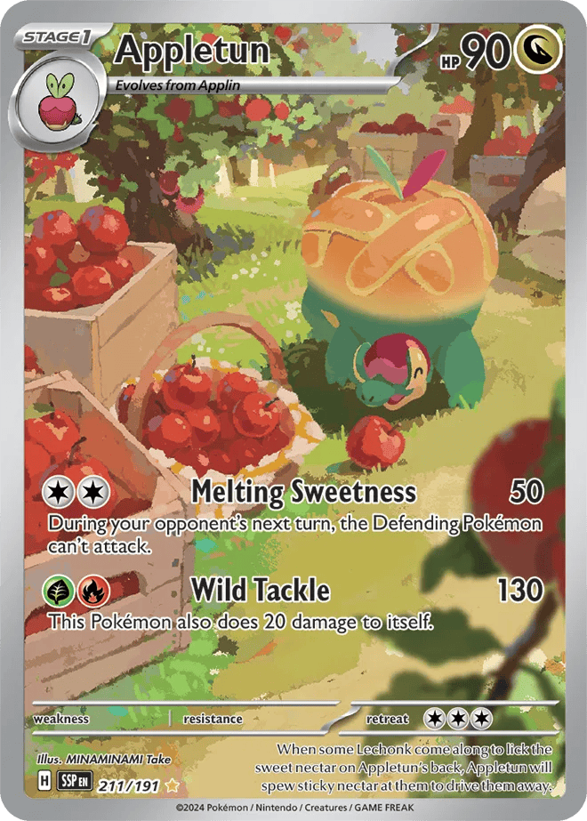 Appletun 211/191 - Surging Sparks - Holofoil
