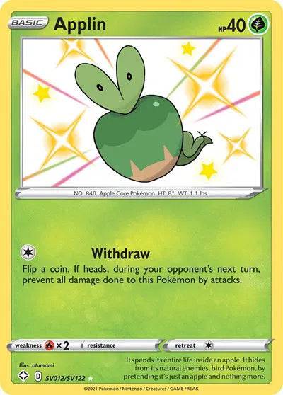 Applin SV12/SV122 - Shining Fates: Shiny Vault - Holofoil