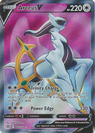 Arceus V 165/172 - Brilliant Stars - Holofoil Arceus V 165/172 - Brilliant Stars - Holofoil
