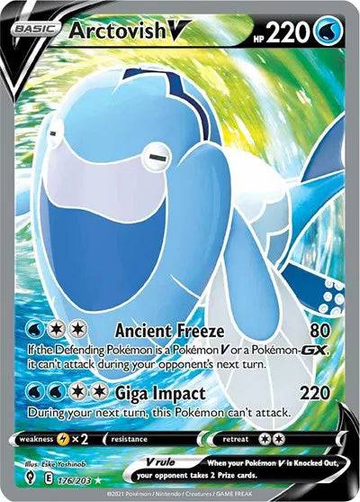 Arctovish V 176/203 - Evolving Skies - Holofoil