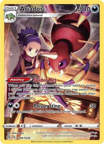 Ariados TG09/TG30 - Brilliant Stars Trainer Gallery - Holofoil