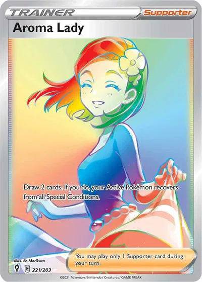 Aroma Lady 221/203 - Evolving Skies - Holofoil