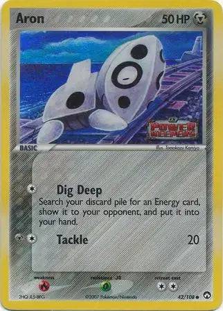 Aron 42/108 - EX Power Keepers - Reverse Holofoil