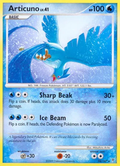 Articuno Lv.41 16/147 - Supreme Victors - Reverse Holofoil