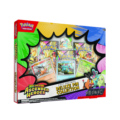 Pokémon Ascended Heroes: First Partners Deluxe Pin Collection