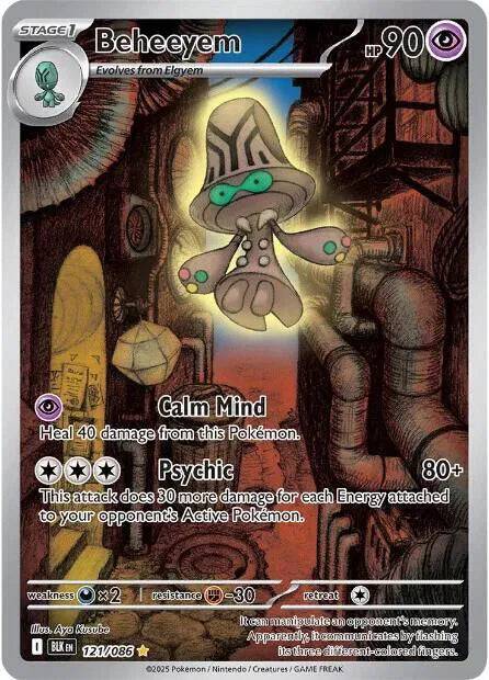 Beheeyem 121/086 - Black Bolt - Holofoil