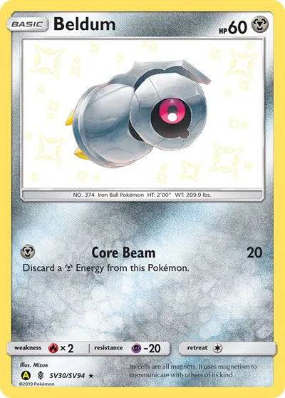 Beldum SV30/SV94 - Hidden Fates: Shiny Vault - Holofoil