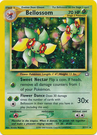 Bellossom 3/111 – Neo Genesis (Unlimited) – Holofoil