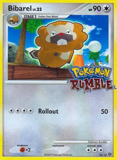 Bibarel Lv.22 16/16 - Rumble - Holofoil