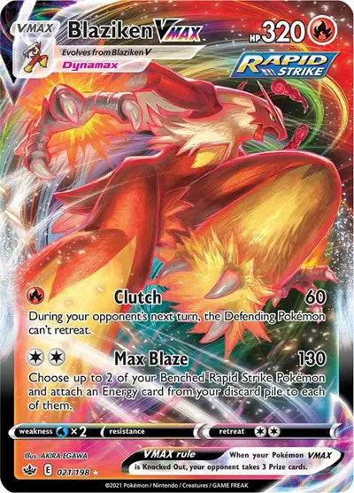Blaziken VMAX 021/198 - Chilling Reign - Holofoil