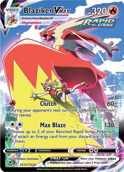 Blaziken VMAX TG15/TG30 - Silver Tempest Trainer Gallery - Holofoil
