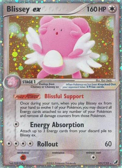 Blissey ex 101/115 - EX Unseen Forces - Holofoil