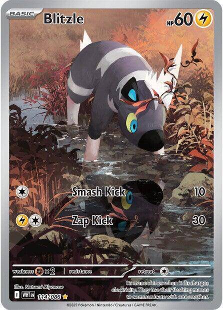 Blitzle 114/086 - White Flare - Holofoil