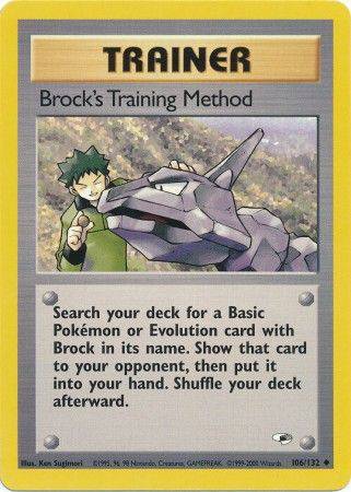 Brock's Training Method 106/132 - Gym Heroes (Unlimited) - Normal