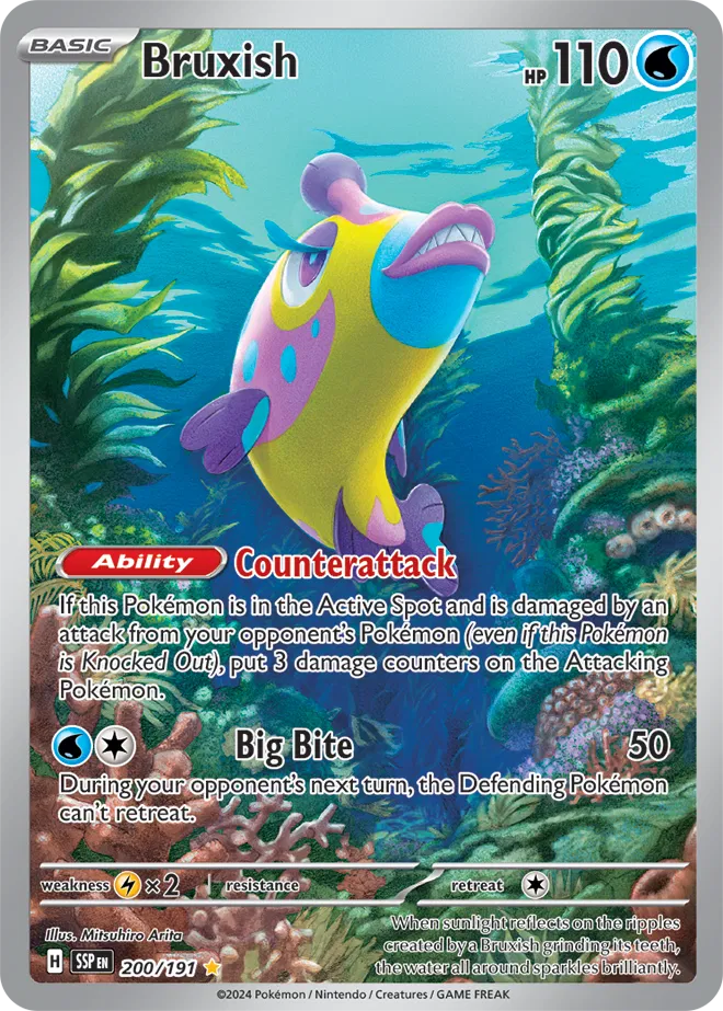 Bruxish 200/191 - Surging Sparks - Holofoil