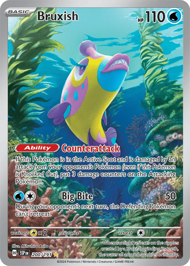 Bruxish 200/191 - Surging Sparks - Holofoil