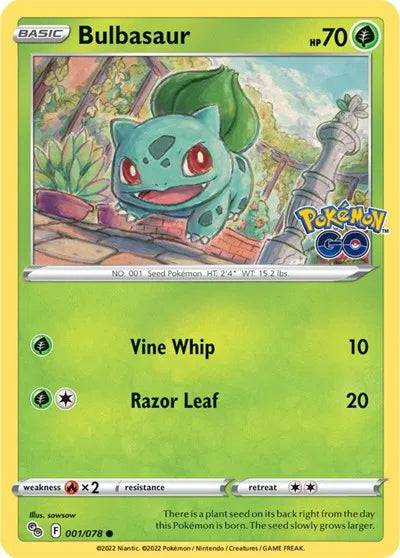 Bulbasaur 001/078 - Pokemon Go - Normal