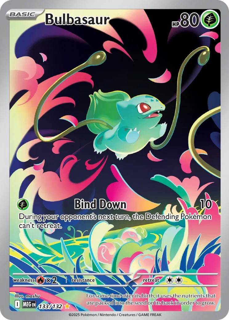 Bulbasaur 133/132 - Mega Evolution - Holofoil