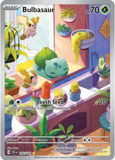 Bulbasaur 143/142 - Stellar Crown - Holofoil