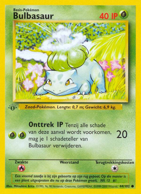 Bulbasaur (NL) 44/102 - Base Set (1st Edition) - Normal
