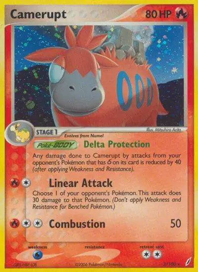Camerupt 3/100 - EX Crystal Guardians - Holofoil