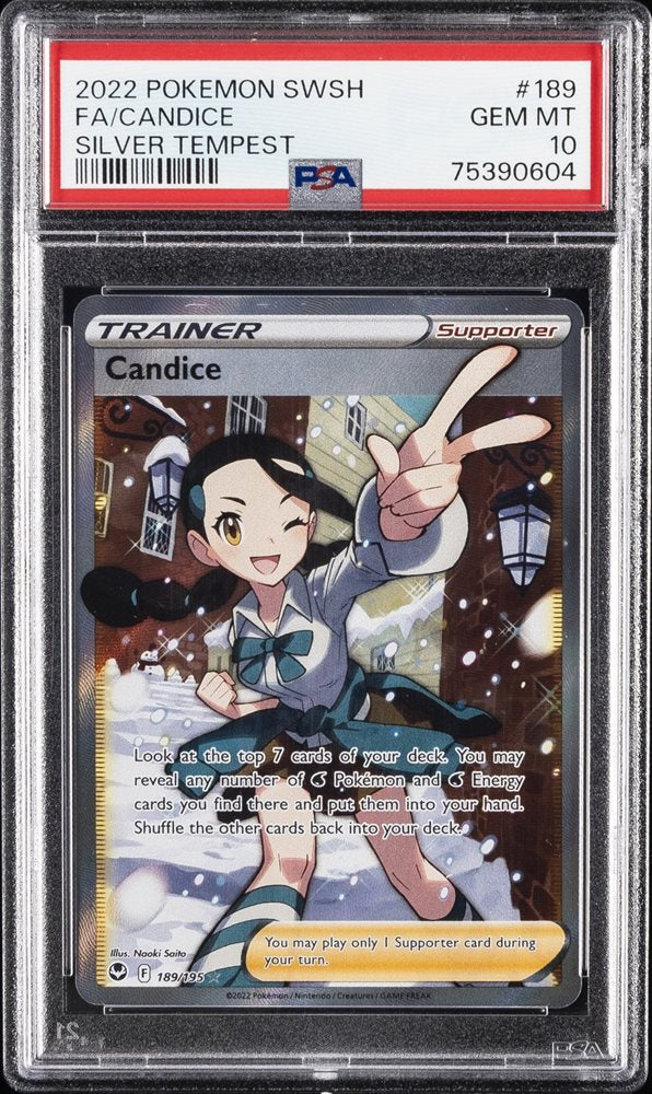 Candice (PSA 10) 189/195 - Silver Tempest - Holofoil