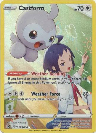 Castform TG11/TG30 - Lost Origin Trainer Gallery - Holofoil