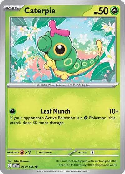 Caterpie 010/165 - Scarlet & Violet 151 - Reverse Holofoil