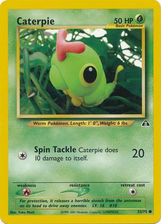 Caterpie 53/75 - Neo Discovery (Unlimited) - Normal