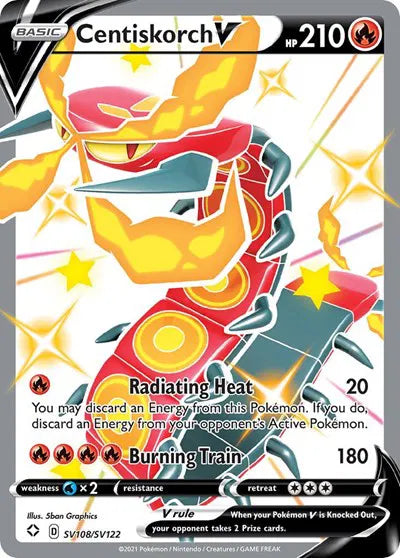 Centiskorch V SV108/SV122 – Shining Fates: Shiny Vault – Holofoil