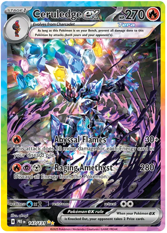 Ceruledge ex 147/131 - Prismatic Evolutions - Holofoil