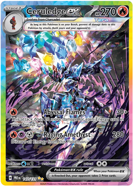 Ceruledge ex 147/131 - Prismatic Evolutions - Holofoil