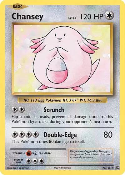 Chansey 70/108 - Evolutions - Holofoil