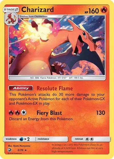 Charizard 3/70 - Dragon Majesty - Holofoil