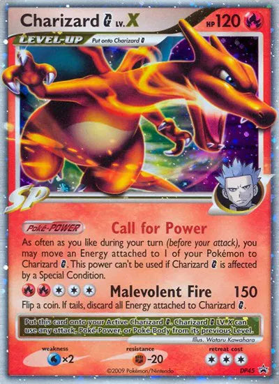 Charizard G Lv.X DP45 - Diamond and Pearl Promos - Holofoil