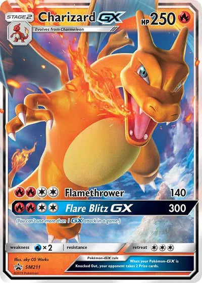 Charizard GX SM211 - Sun & Moon Promo - Holofoil