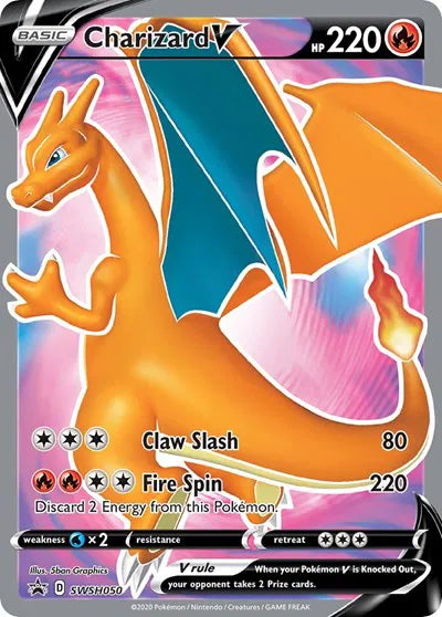 Charizard V SWSH050 - Sword & Shield Promo - Holofoil (sealed)