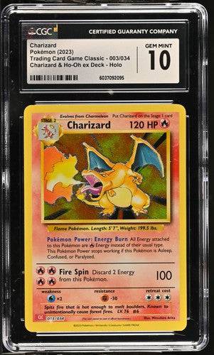 Charizard (JP - CGC 10) 003/032 - Trading Card Game Classic - Holofoil