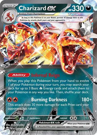 Charizard ex 054/091 - Paldean Fates - Holofoil
